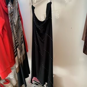 Nabiran dress black with rhinestones size medium